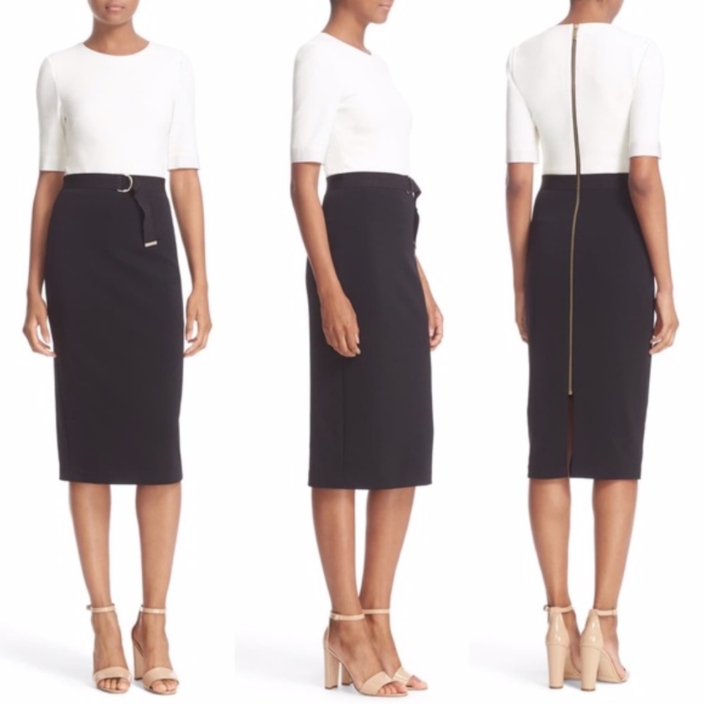 Ted Baker Wandee Colorblock D-Ring Sheath Dress